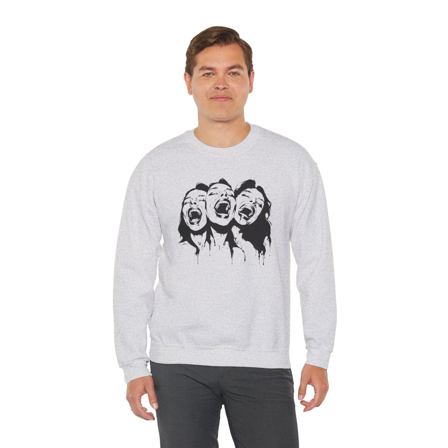 Haunting Hilarity - Unisex Heavy Blend Crewneck Sweatshirt