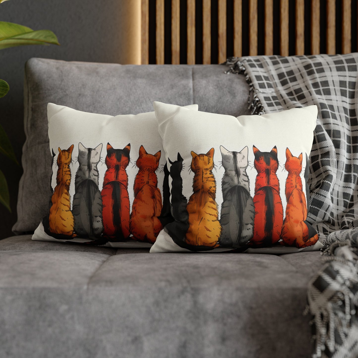 "The Cats" series - Square Pillowcase No1