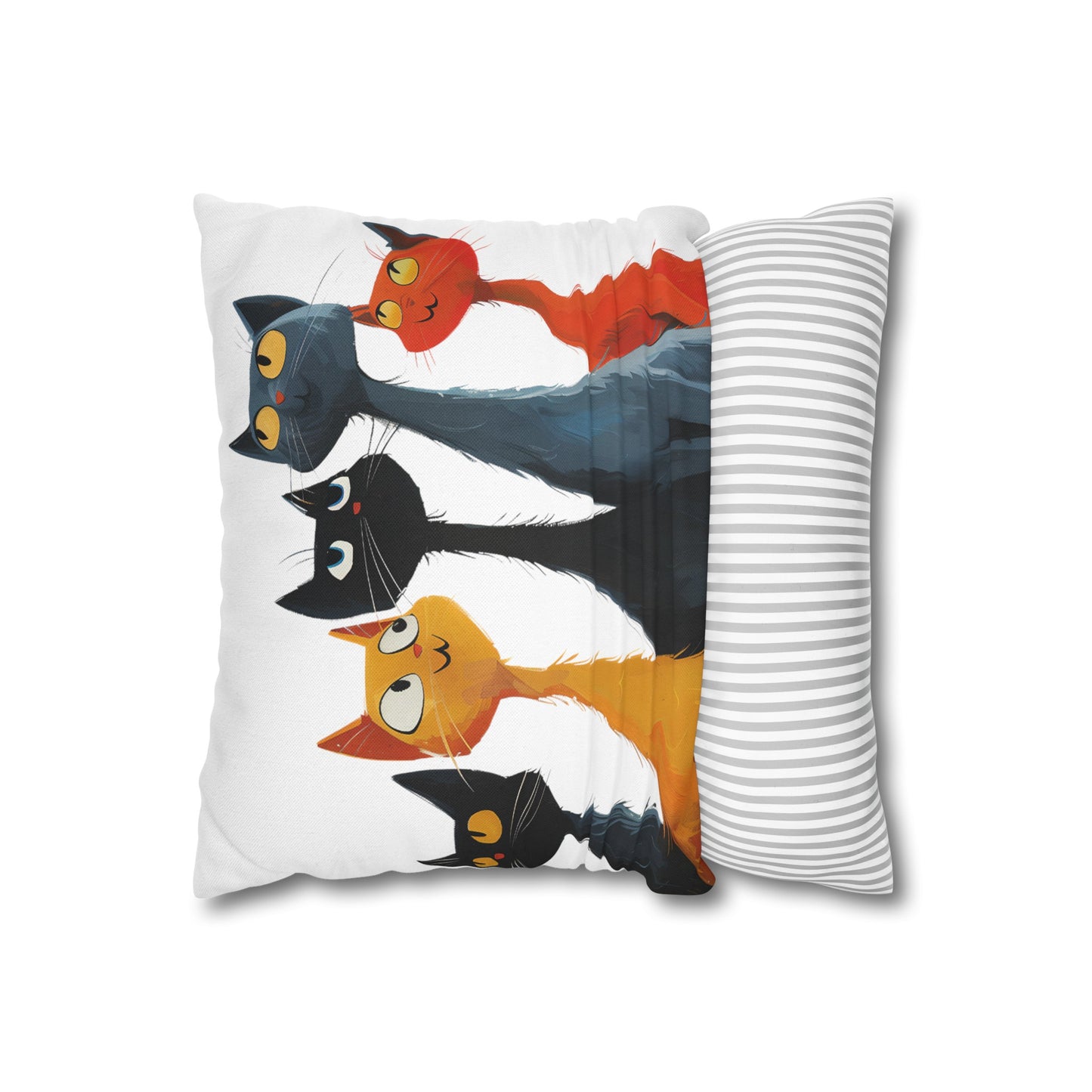 "The Cats" series - Square Pillowcase No5