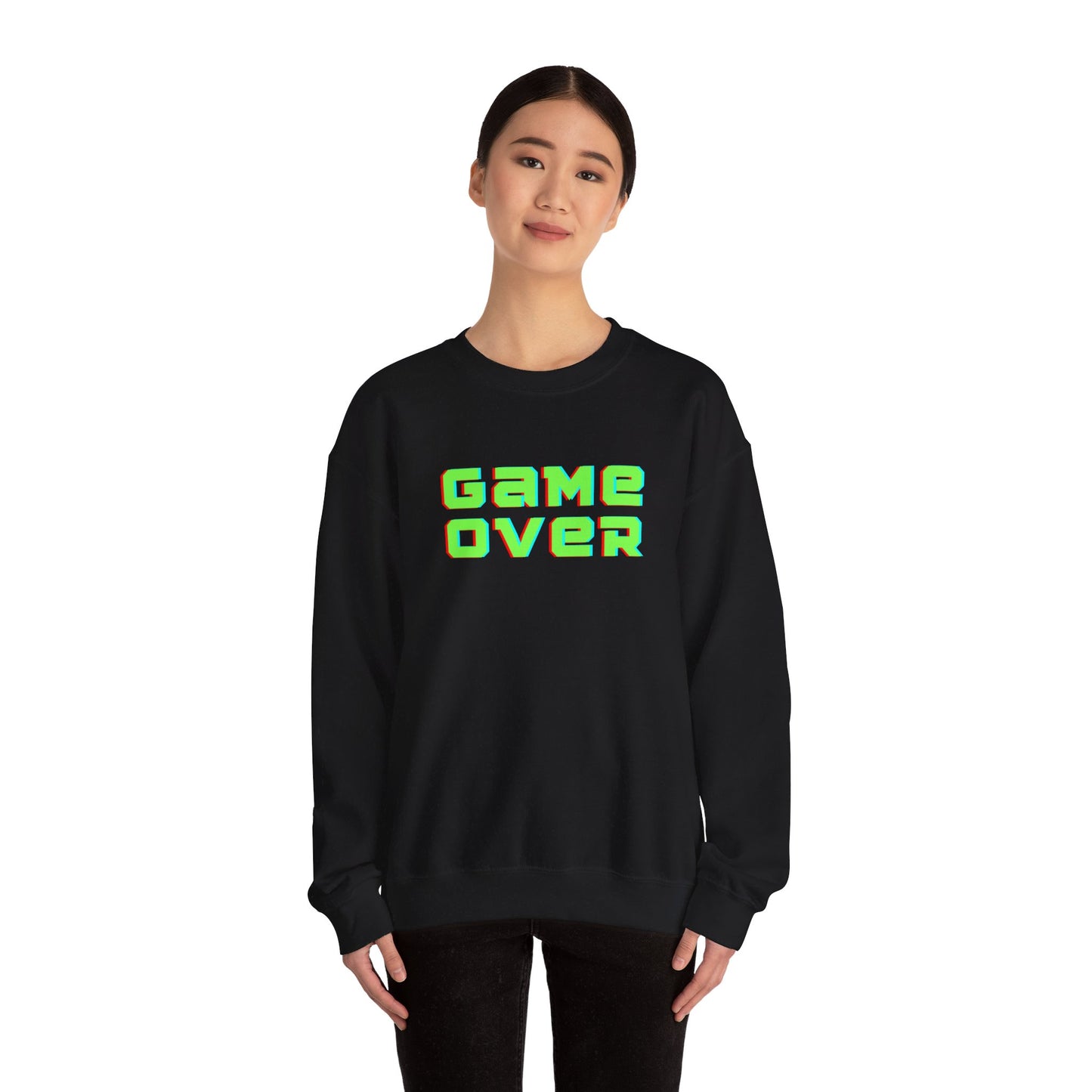 "Whigho Arcade" series - GAME OVER - Unisex Heavy Blend Crewneck Sweatshirt