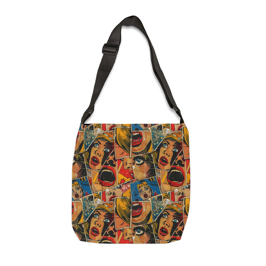 "Comic Burst" series - Adjustable Tote Bag No3