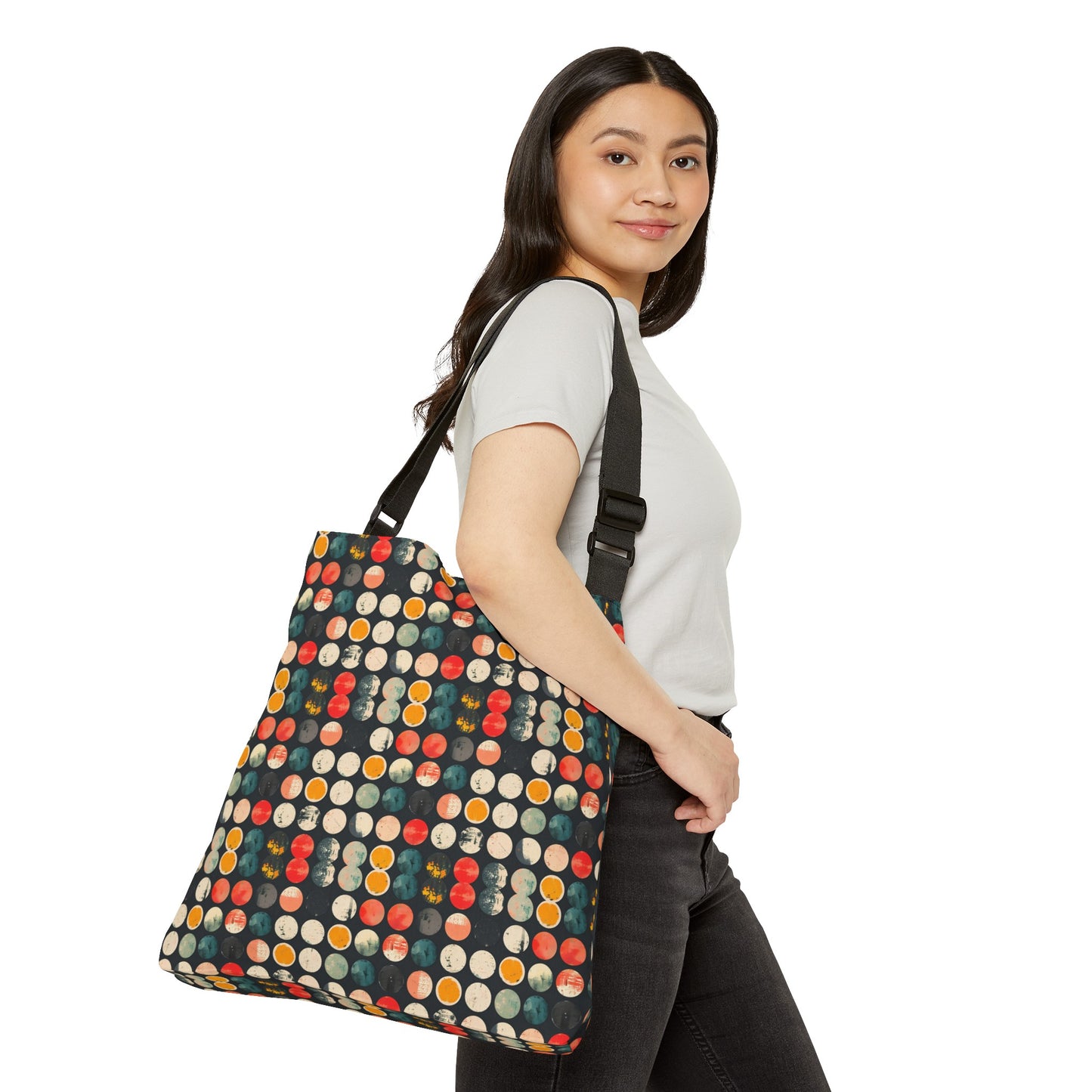 "Dot Bag" series - Adjustable Tote Bag No5