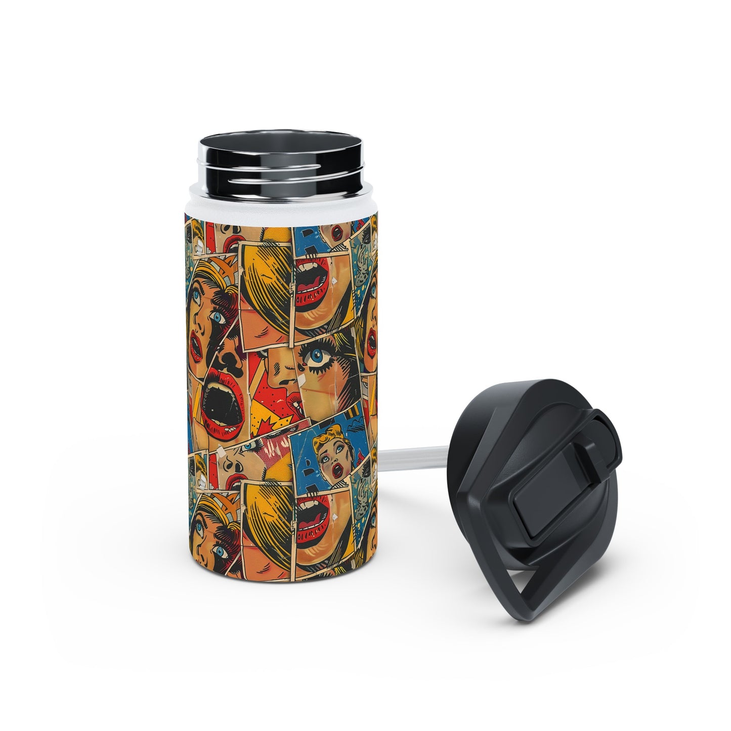 "Comic Burst" series - Stainless Steel Bottle No2