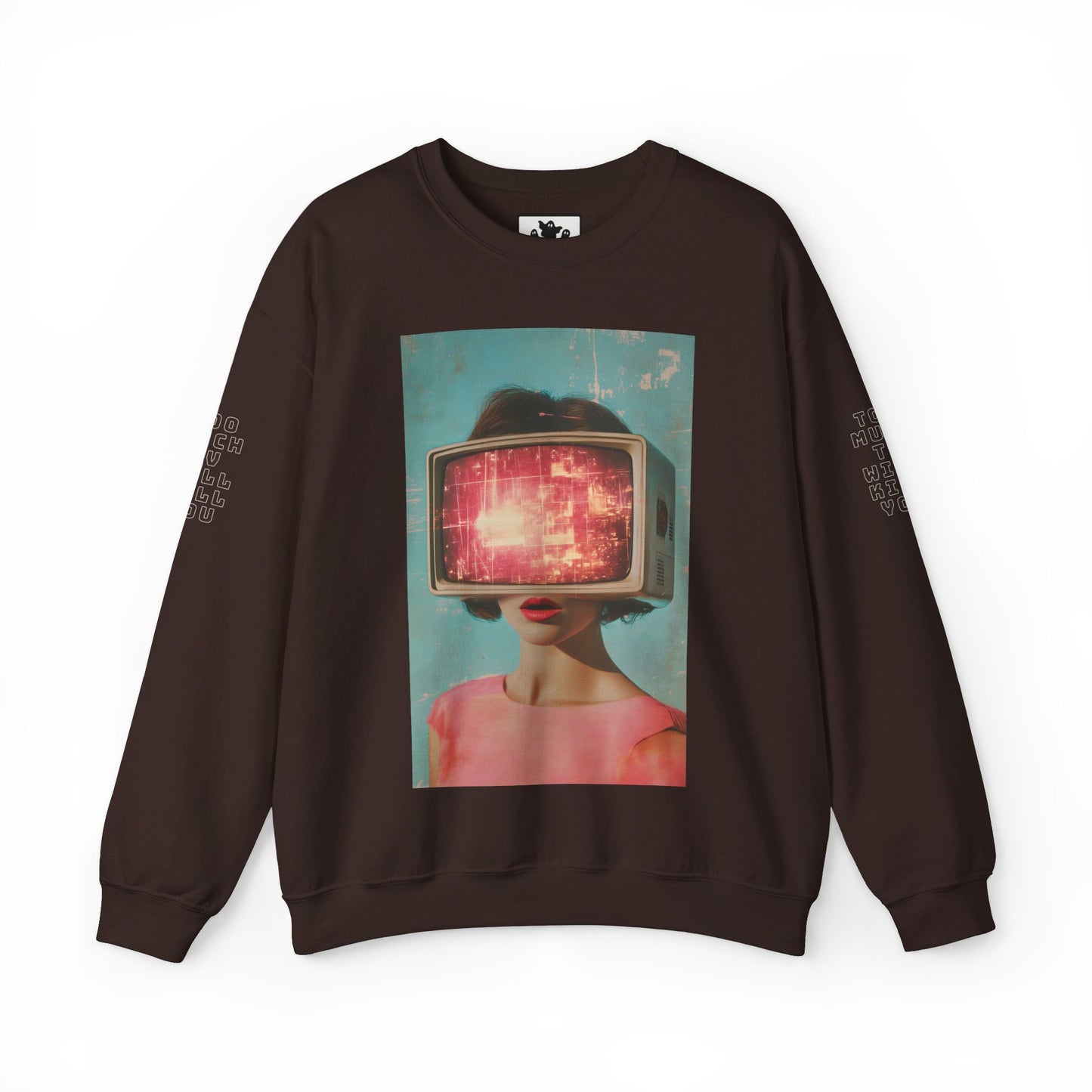 Too Much TV Will Kill You - Unisex Heavy Blend Crewneck Sweatshirt Series No2