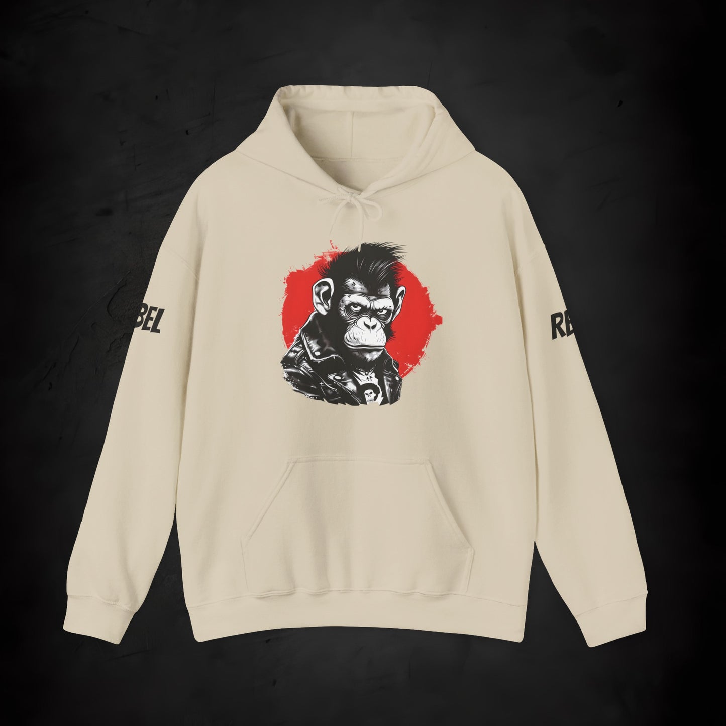 Rebel Monkey - Unisex Heavy Blend Hooded Sweatshirt