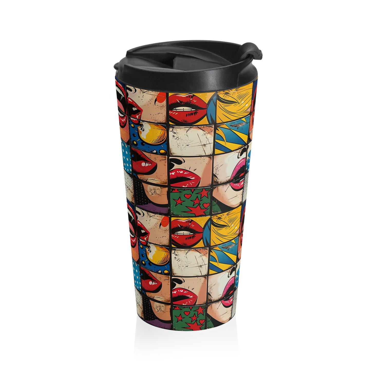 "Comic Burst" series - Stainless Steel Travel Mug No1