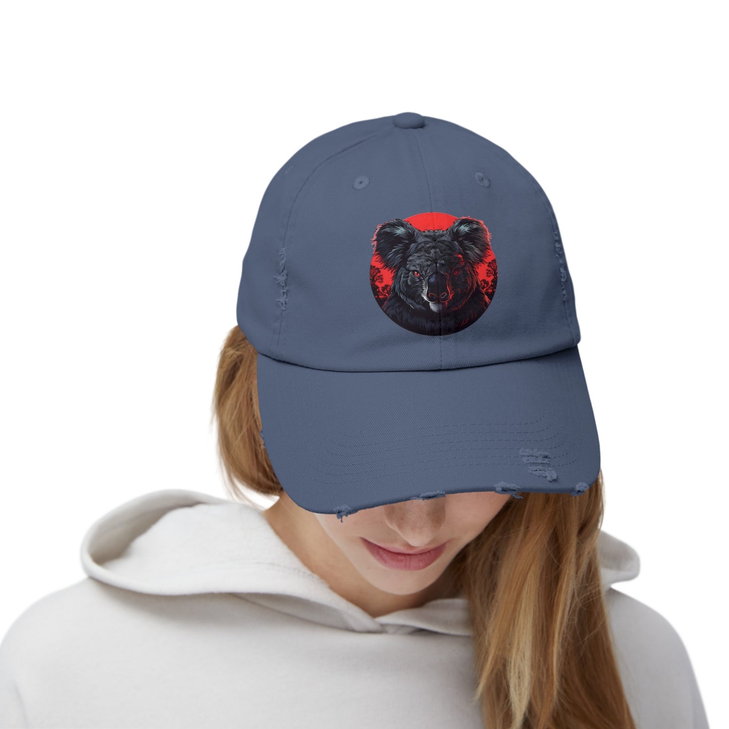 Angry Koala - Unisex Distressed Cap No1