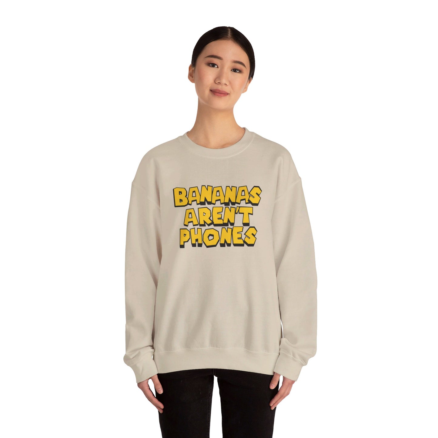 Bananas Aren't Phones - Unisex Heavy Blend Crewneck Sweatshirt