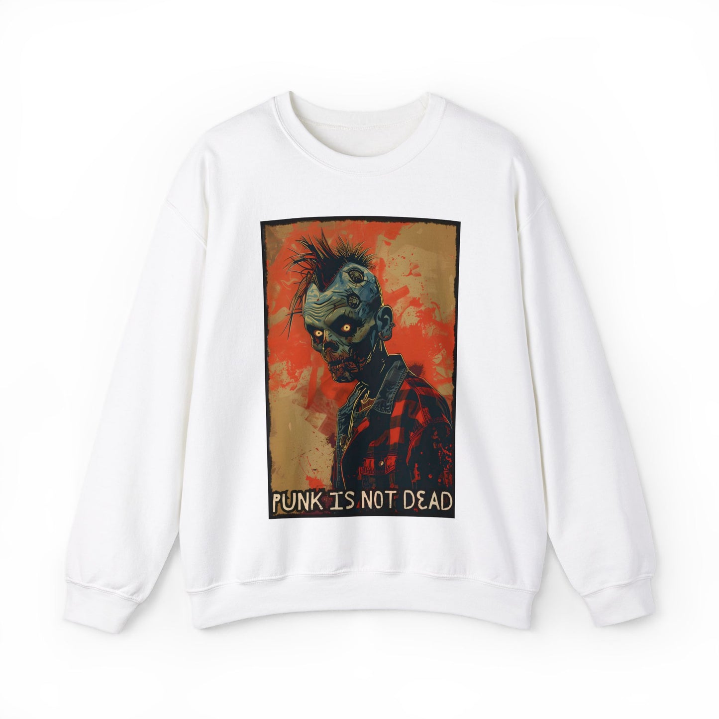 Punk Is Not Dead - Unisex Heavy Blend Crewneck Sweatshirt No2