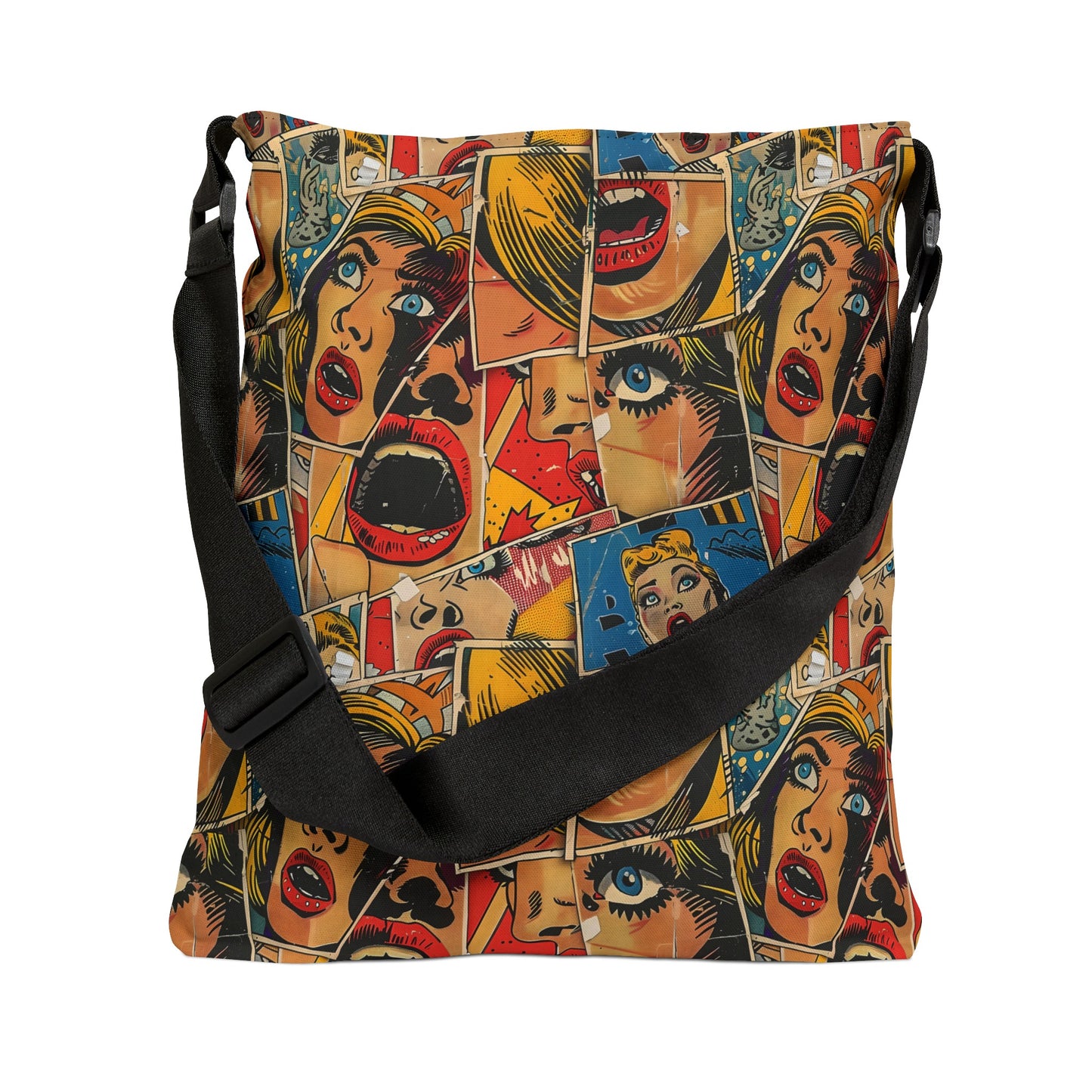 "Comic Burst" series - Adjustable Tote Bag No3