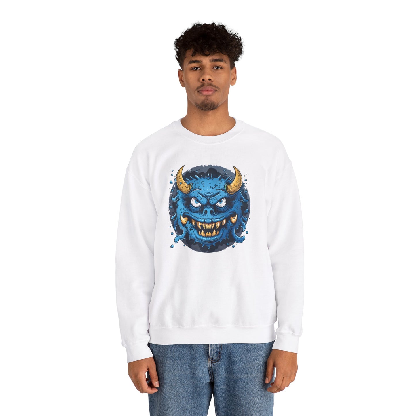 Mr. Blue - Unisex Heavy Blend Crewneck Sweatshirt