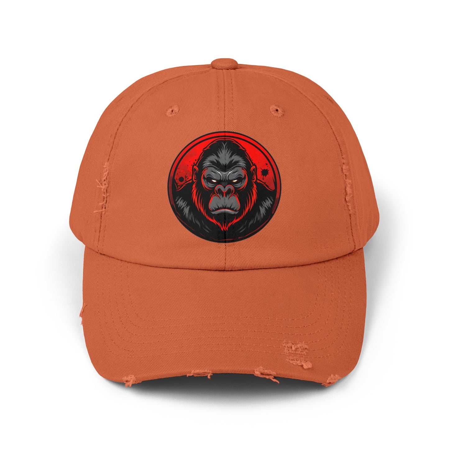 Angry Gorilla - Unisex Distressed Cap No2