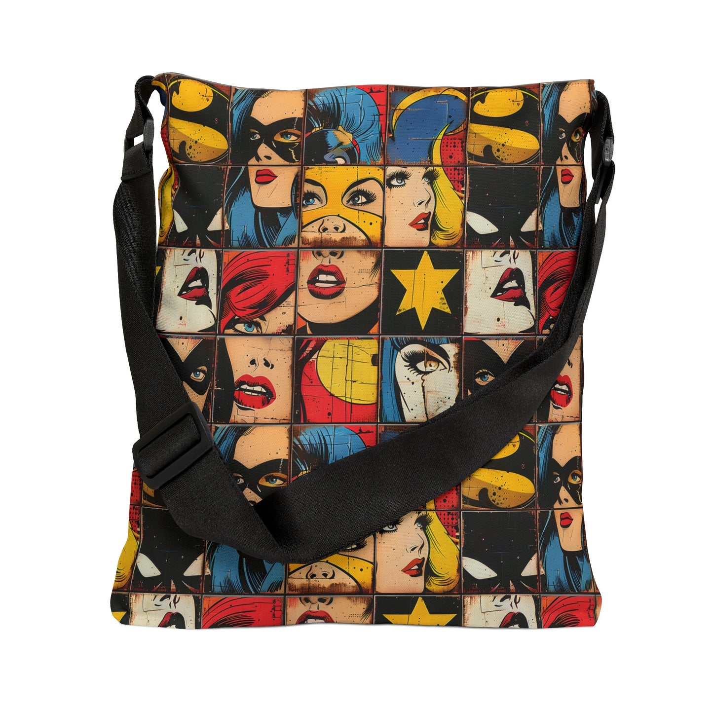 "Comic Burst" series - Adjustable Tote Bag No4