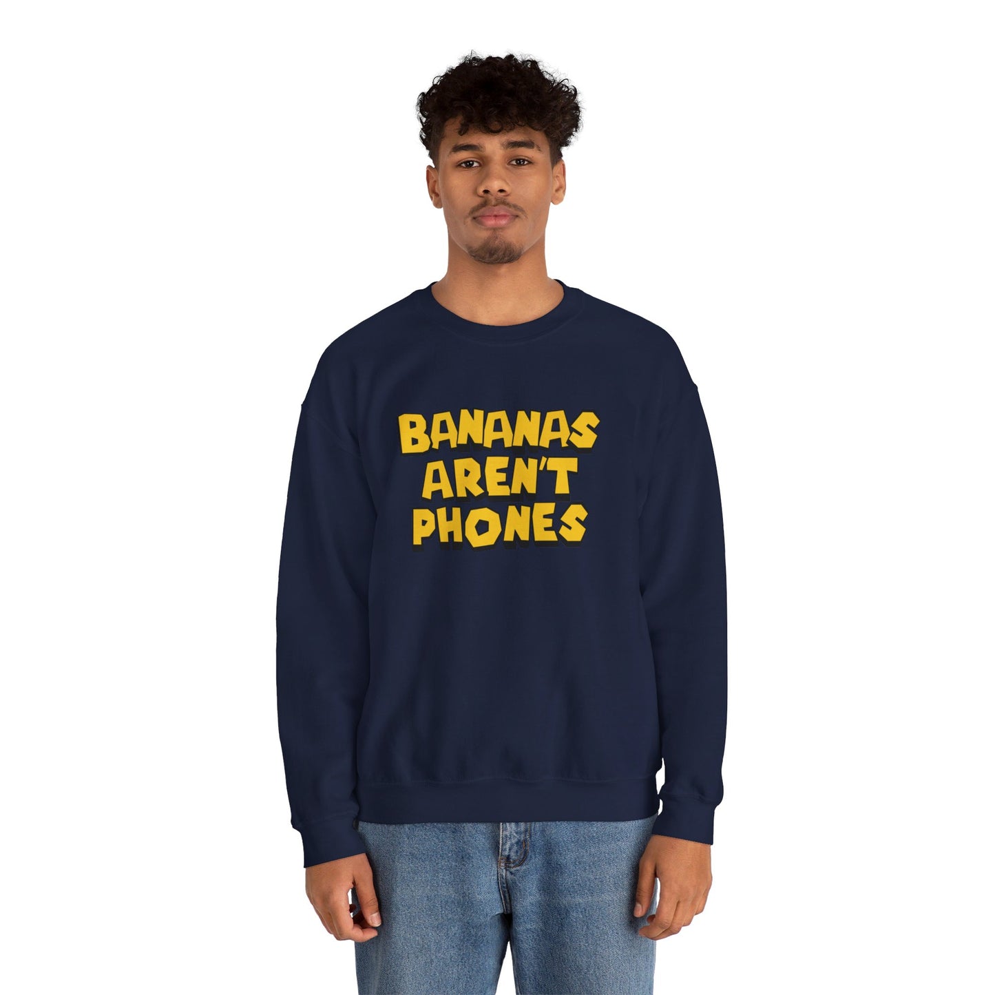 Bananas Aren't Phones - Unisex Heavy Blend Crewneck Sweatshirt