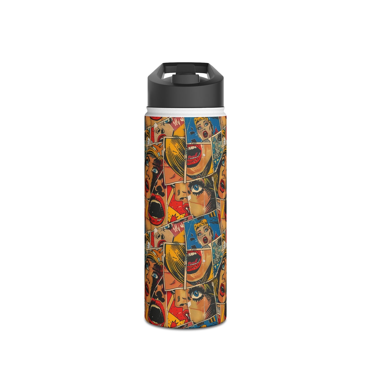 "Comic Burst" series - Stainless Steel Bottle No2