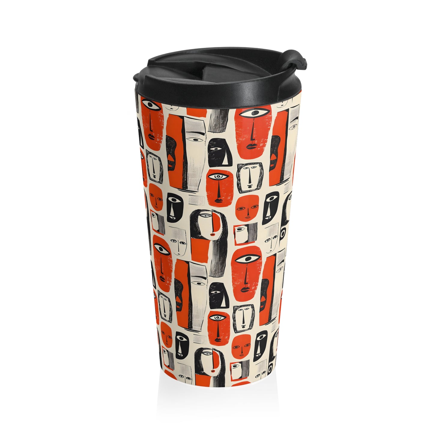 Straight Face - Stainless Steel Travel Mug