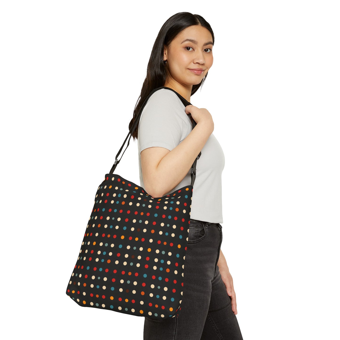 "Dot Bag" series - Adjustable Tote Bag No3