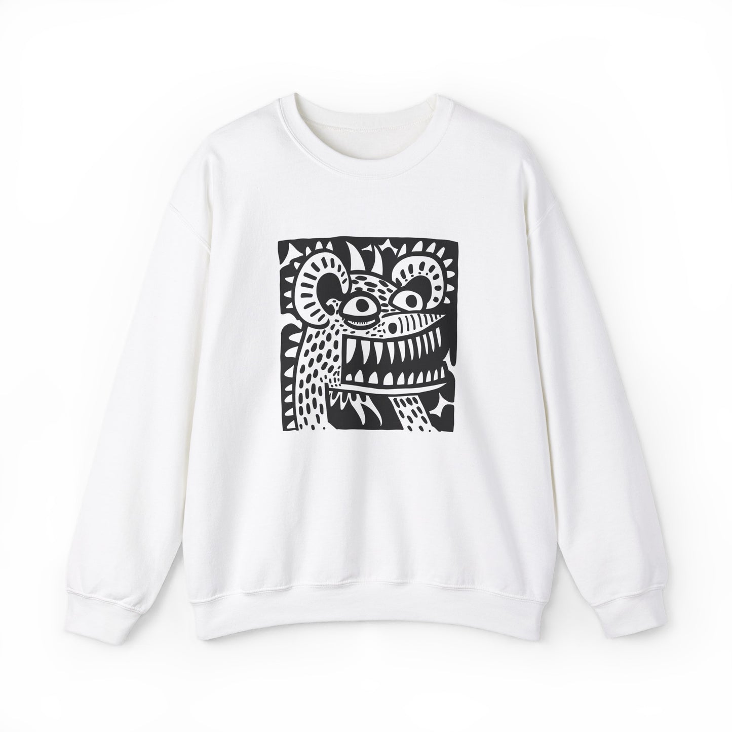 "Monsterpiece" series - Unisex Heavy Blend Crewneck Sweatshirt No3