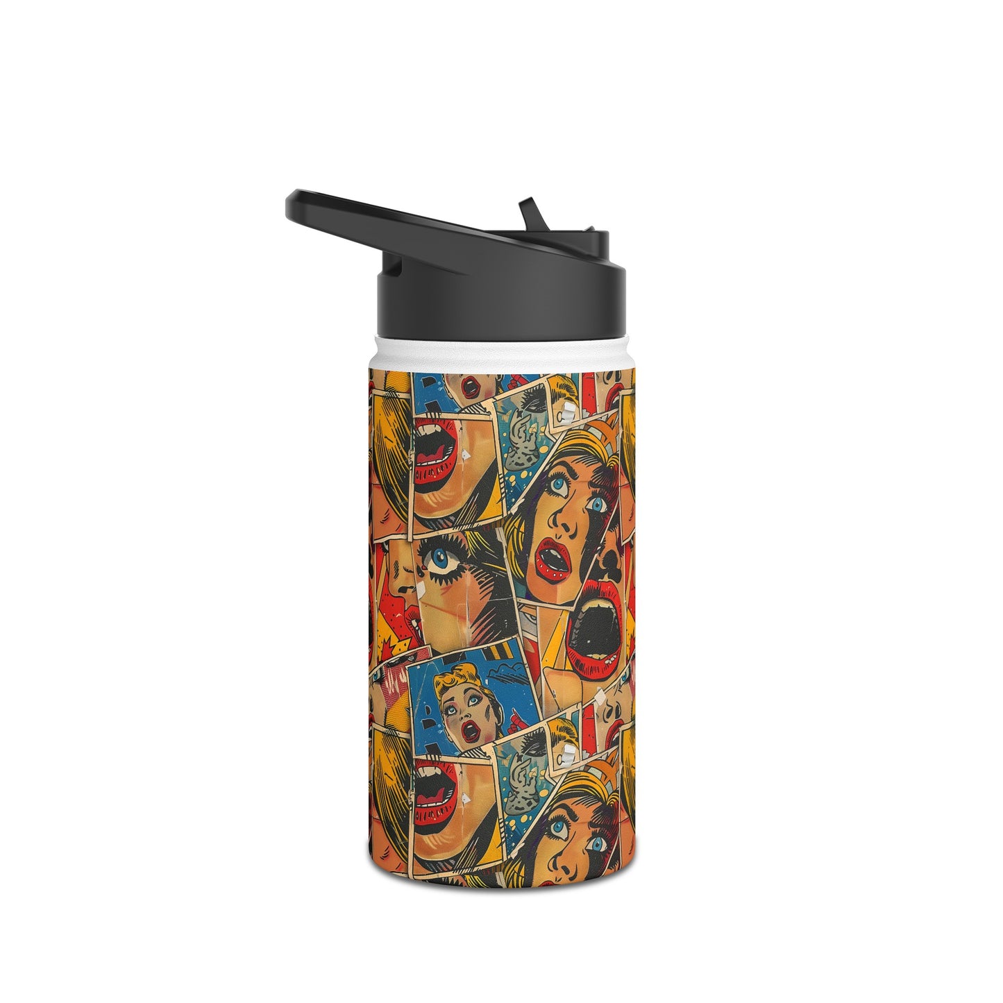 "Comic Burst" series - Stainless Steel Bottle No2