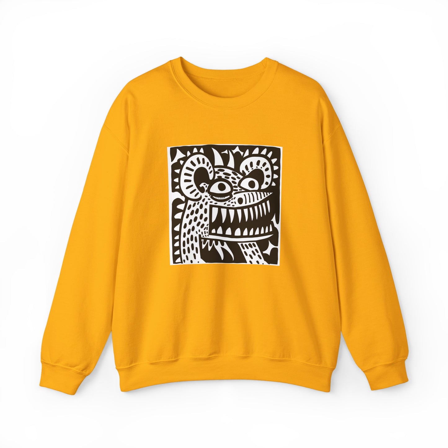 "Monsterpiece" series - Unisex Heavy Blend Crewneck Sweatshirt No3