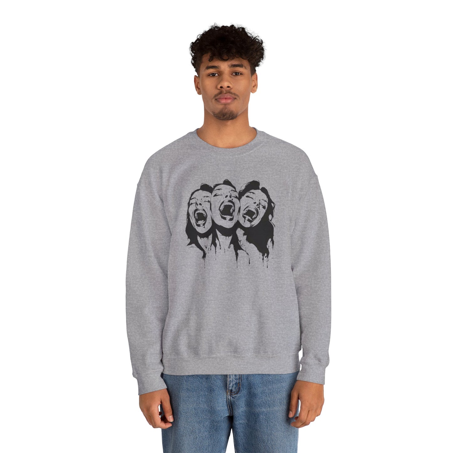 Haunting Hilarity - Unisex Heavy Blend Crewneck Sweatshirt