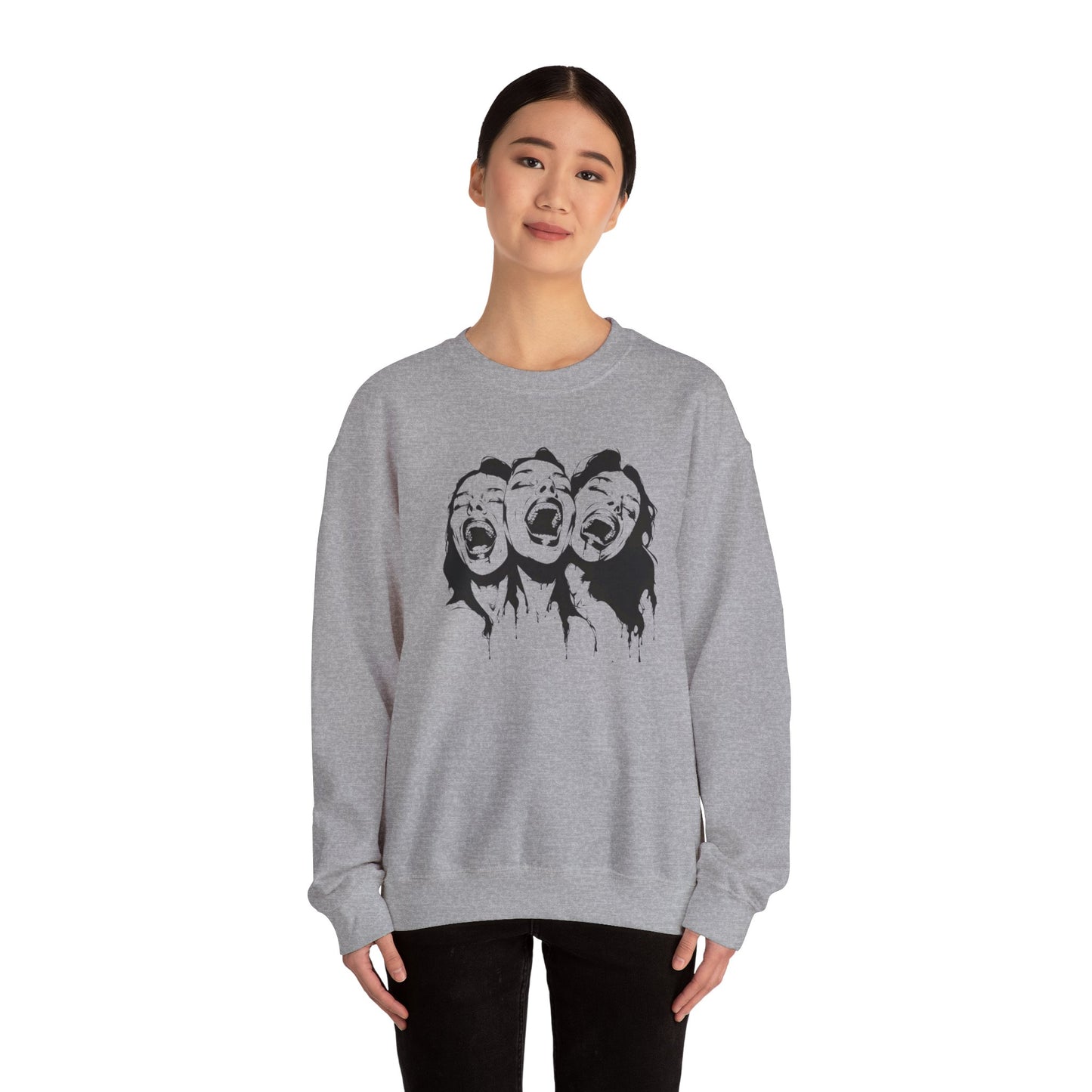 Haunting Hilarity - Unisex Heavy Blend Crewneck Sweatshirt