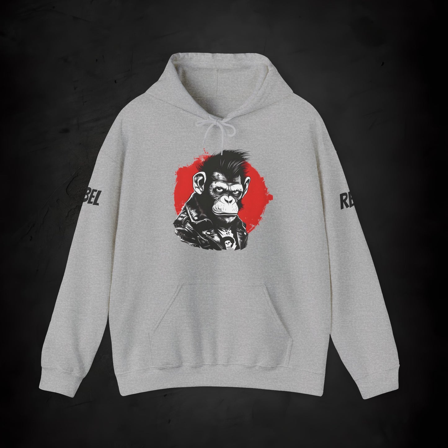 Rebel Monkey - Unisex Heavy Blend Hooded Sweatshirt