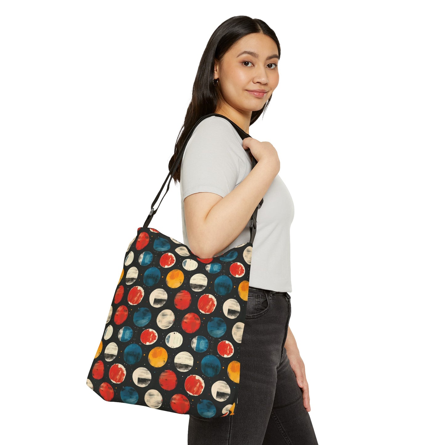 "Dot Bag" series - Adjustable Tote Bag No4