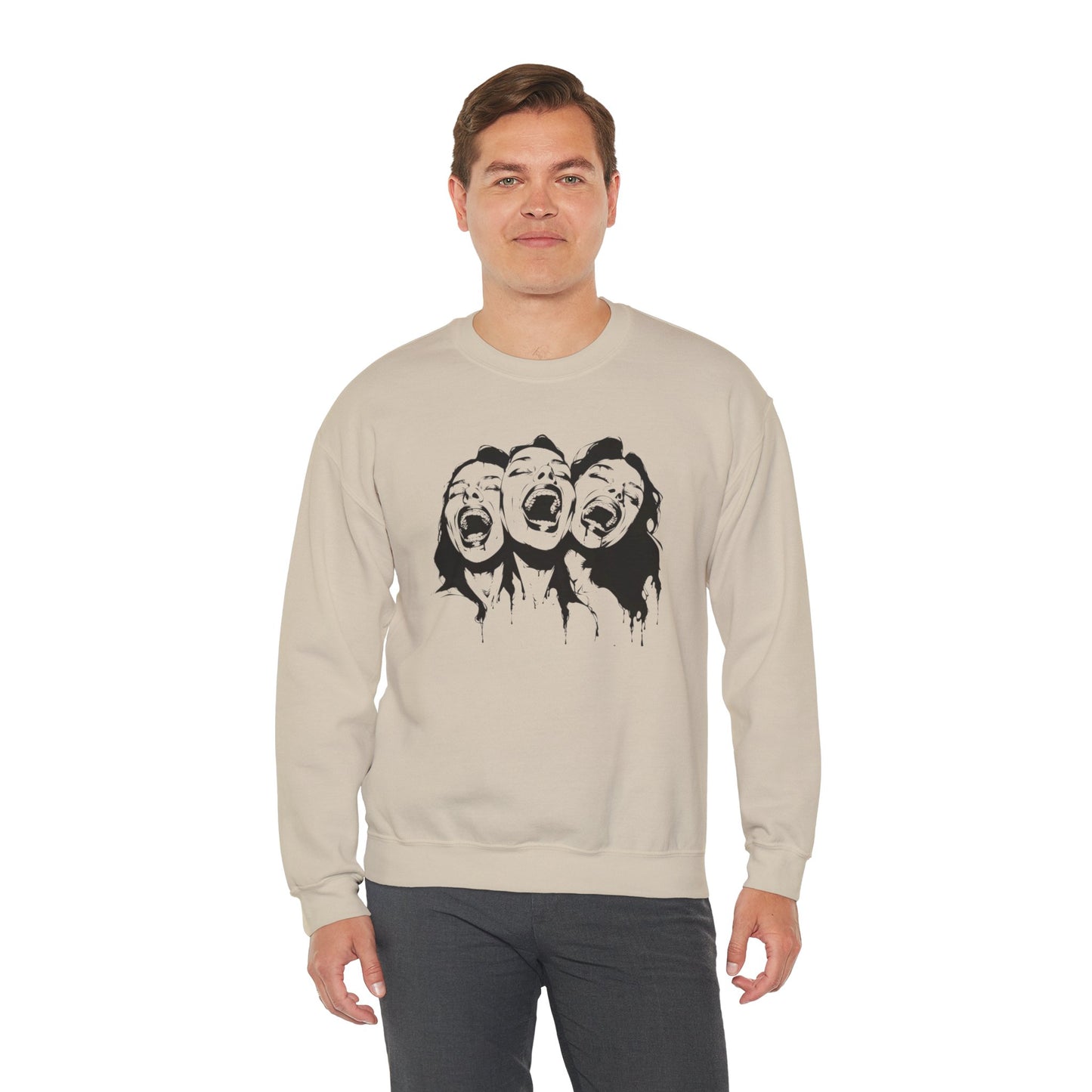 Haunting Hilarity - Unisex Heavy Blend Crewneck Sweatshirt