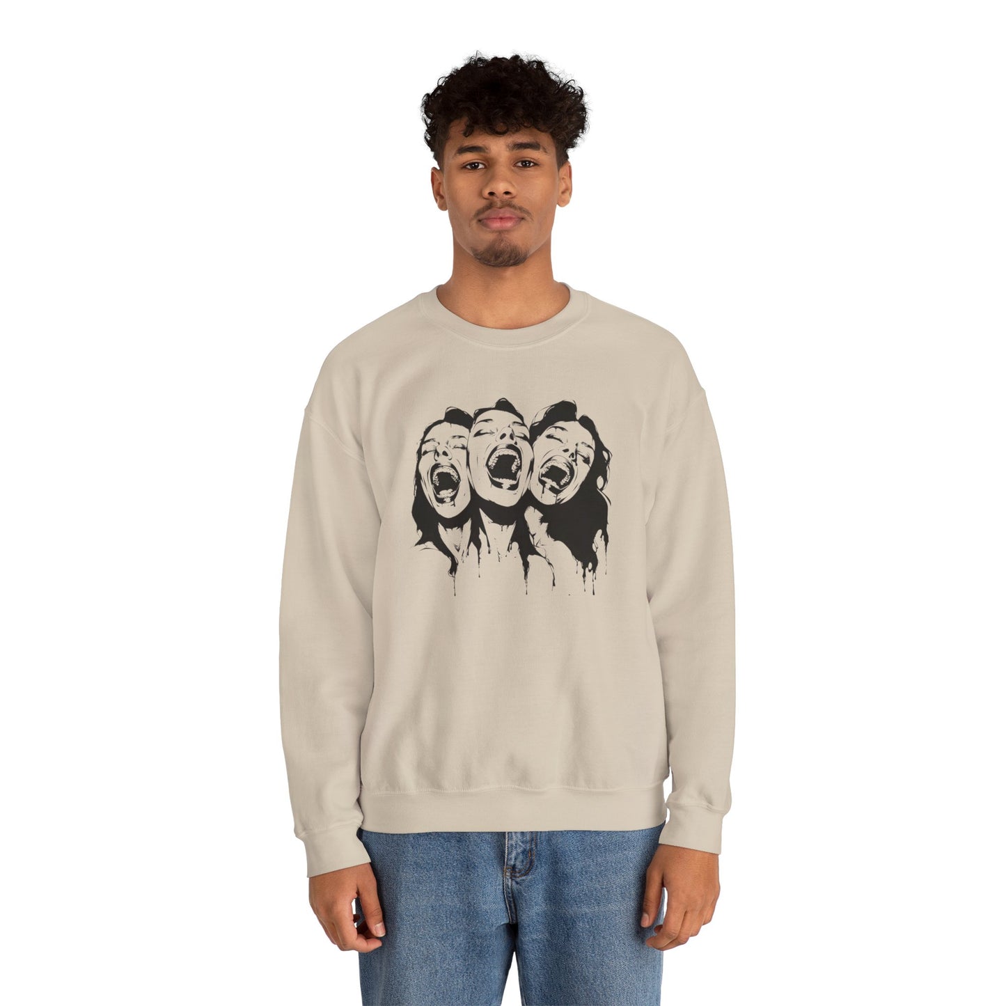 Haunting Hilarity - Unisex Heavy Blend Crewneck Sweatshirt