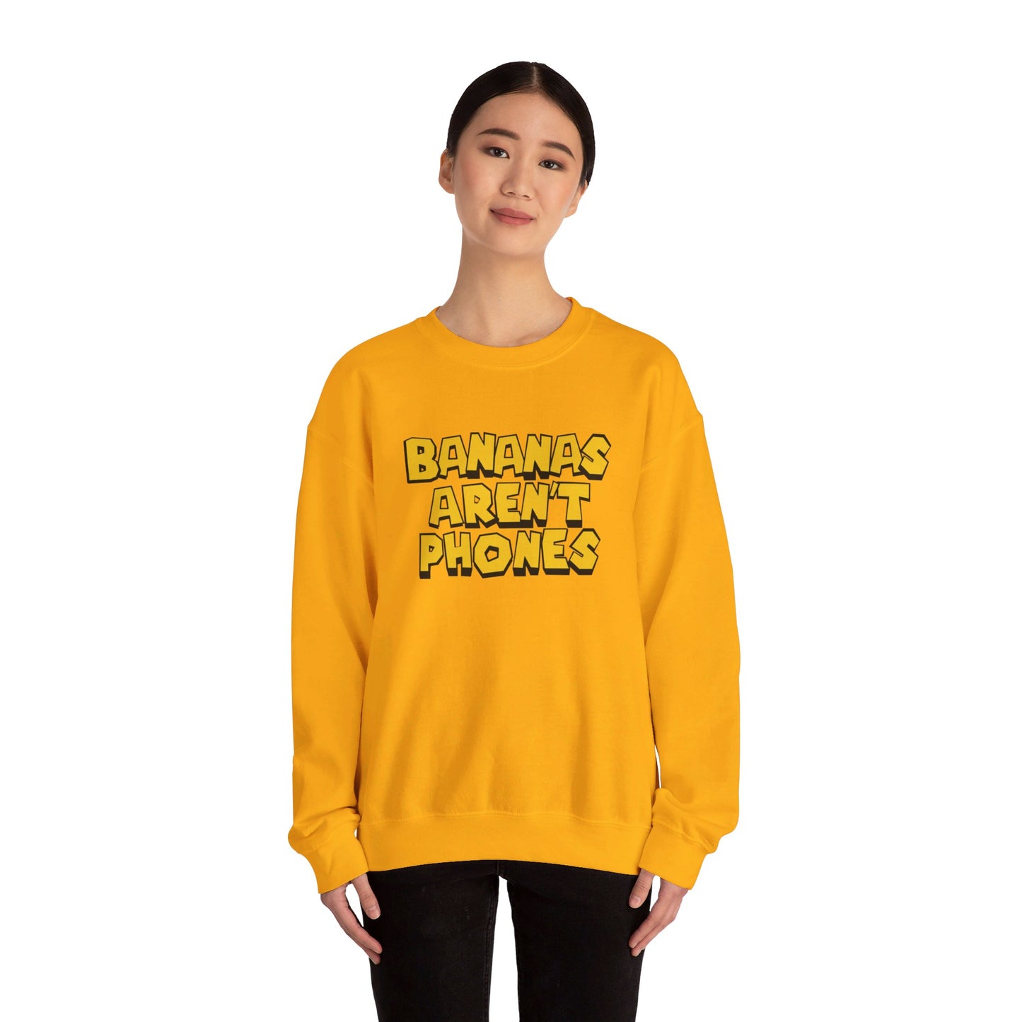 Bananas Aren't Phones - Unisex Heavy Blend Crewneck Sweatshirt