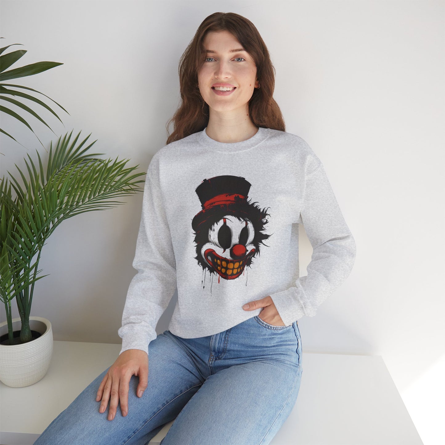 Clownin’ Around - Unisex Heavy Blend Crewneck Sweatshirt