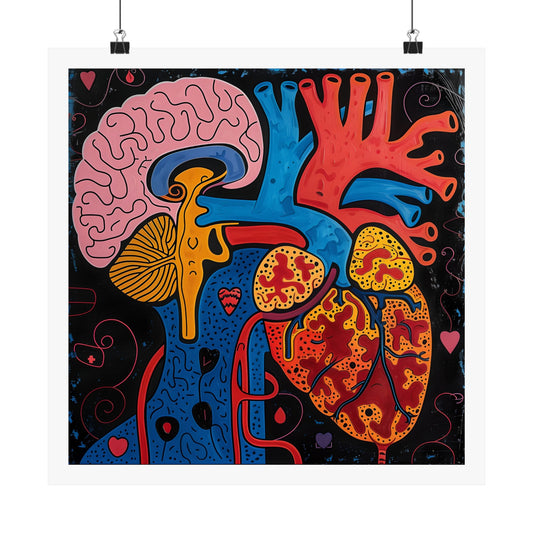 Heart & Brain - Poster No2