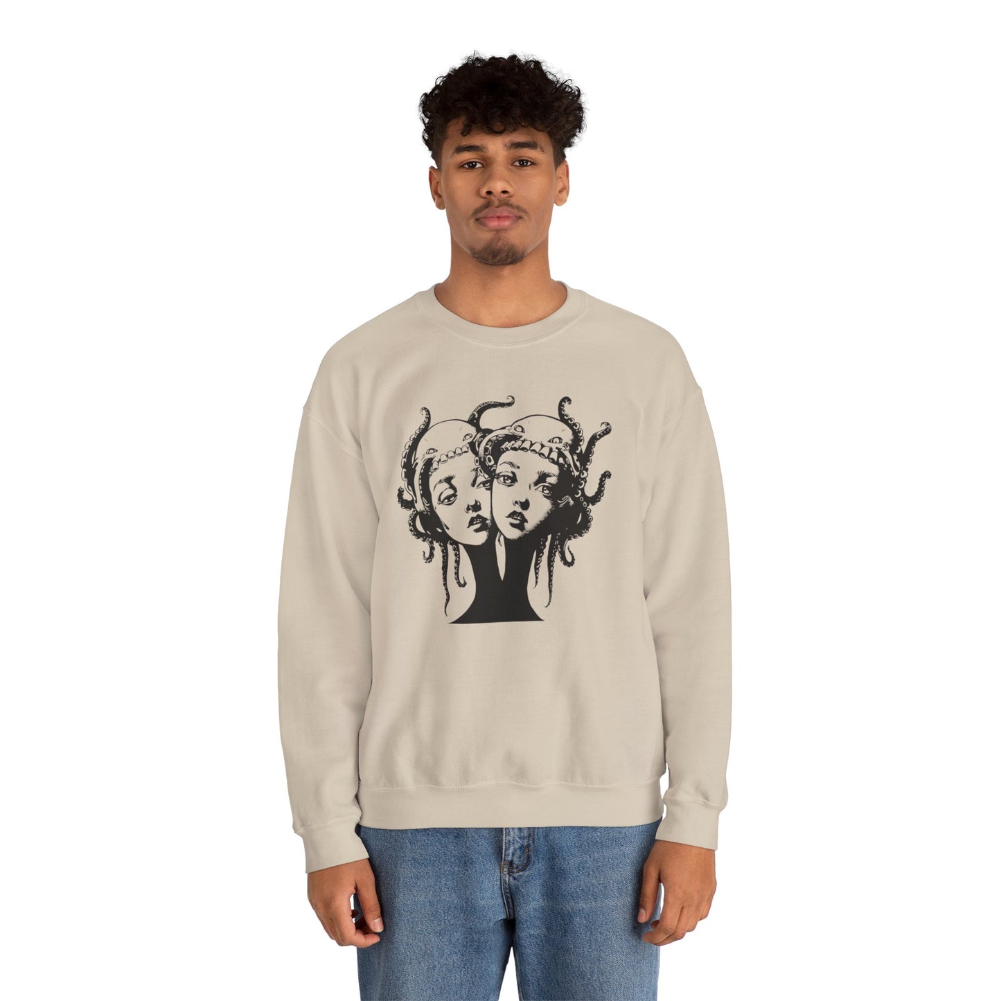 Octopus Twins - Unisex Heavy Blend Crewneck Sweatshirt