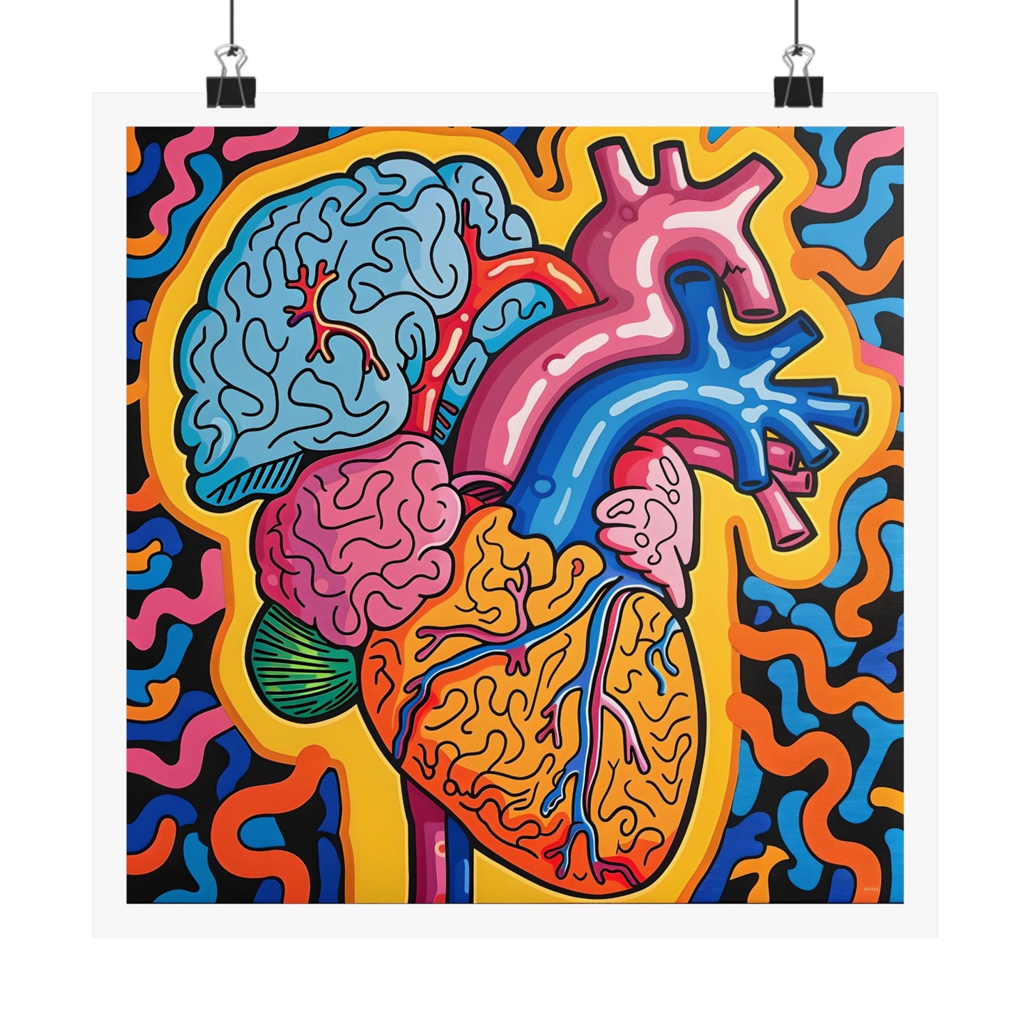 Heart & Brain - Poster No1