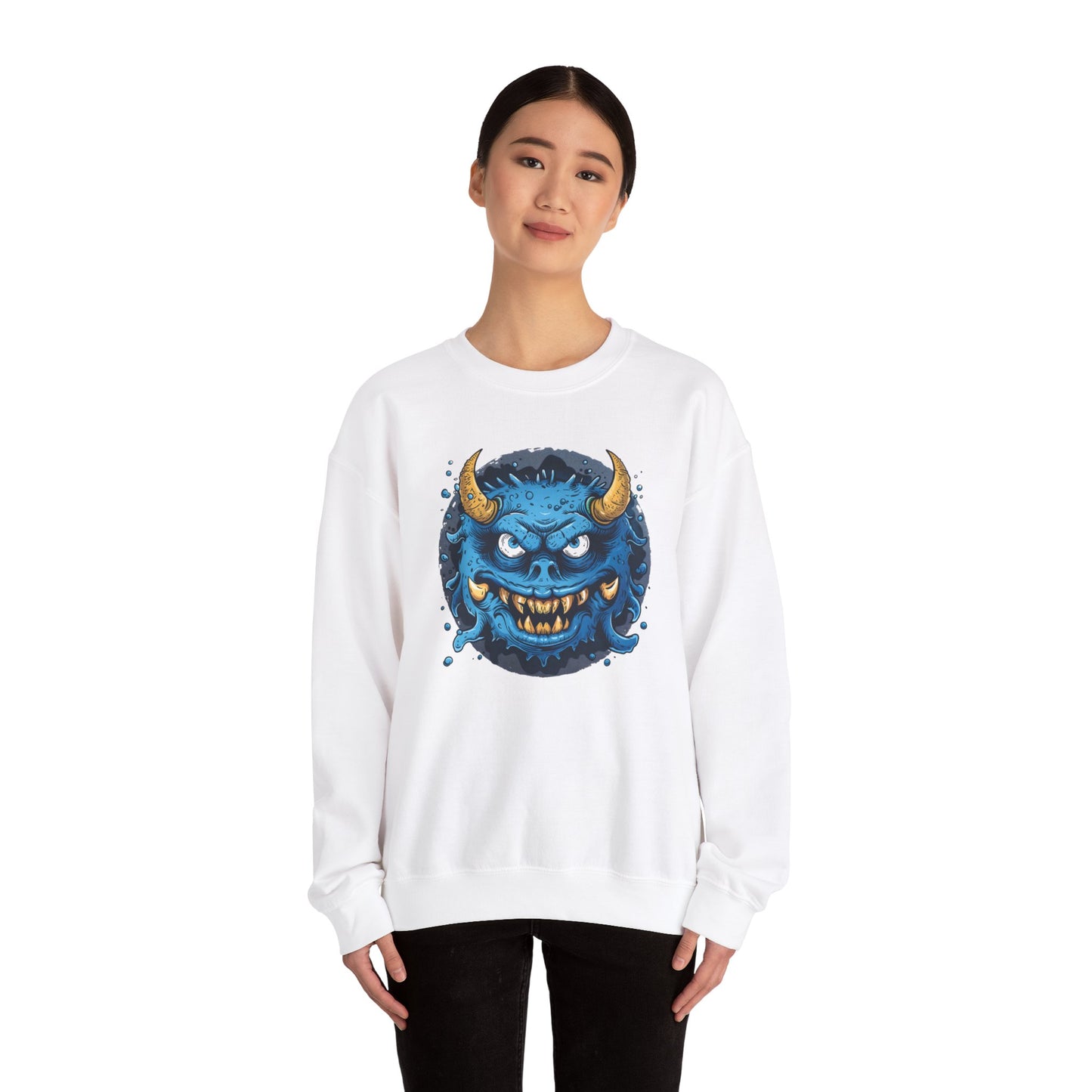 Mr. Blue - Unisex Heavy Blend Crewneck Sweatshirt