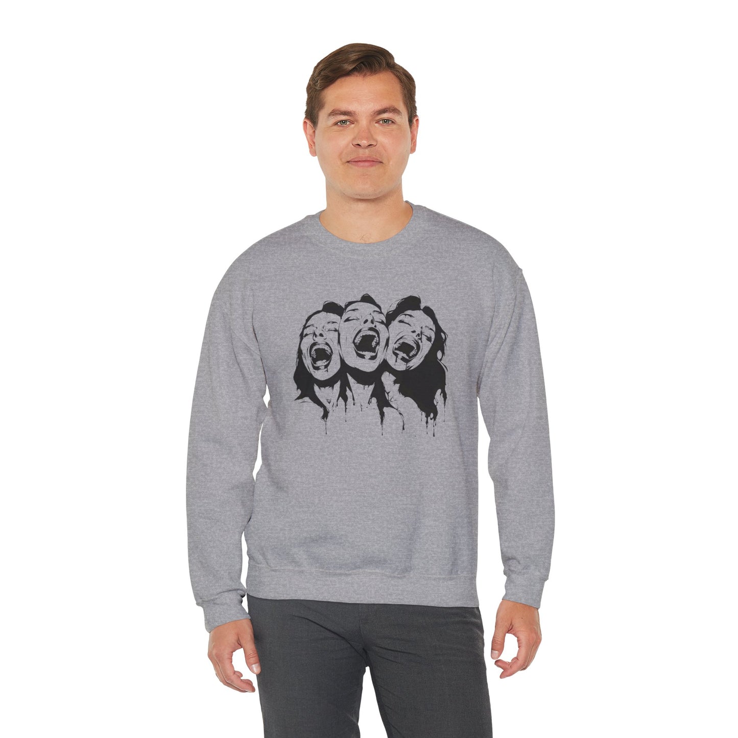 Haunting Hilarity - Unisex Heavy Blend Crewneck Sweatshirt