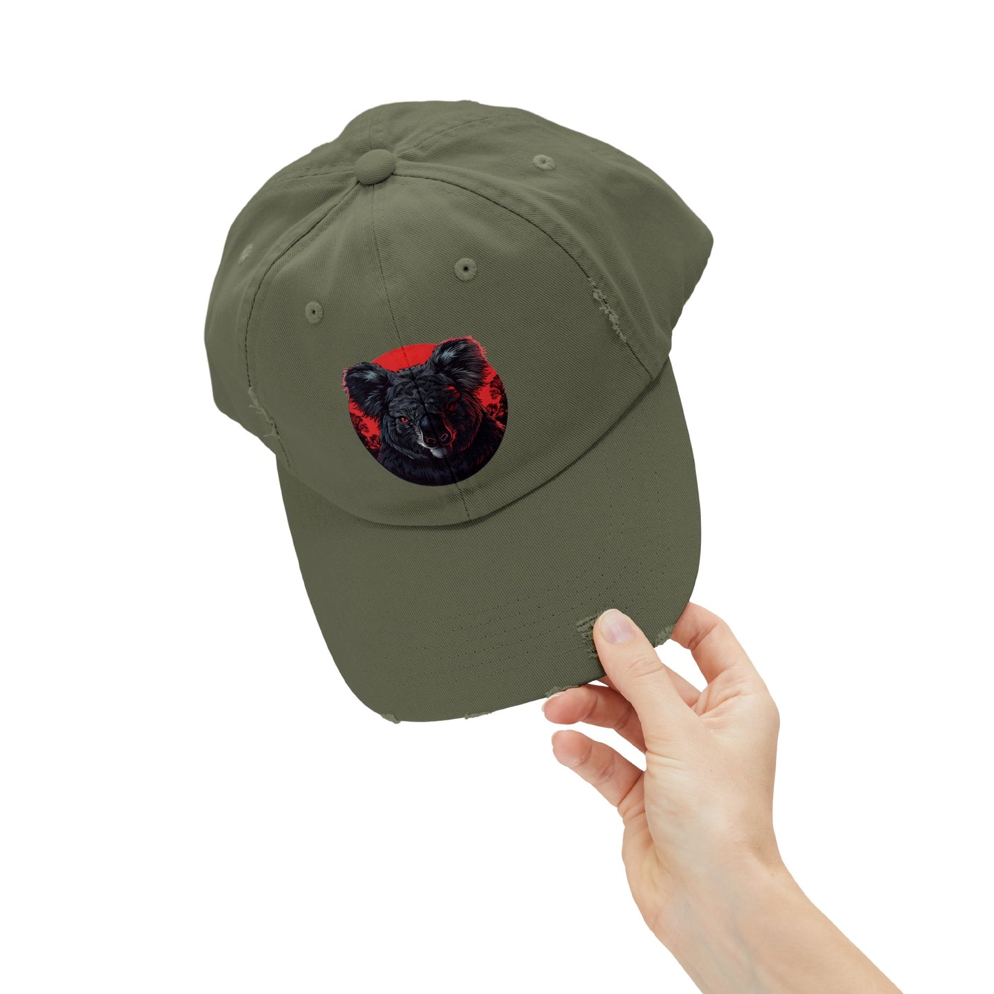 Angry Koala - Unisex Distressed Cap No1