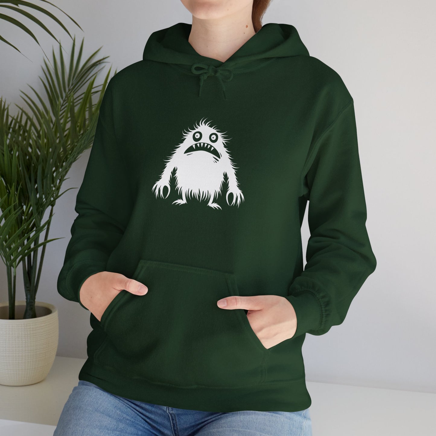 Monster on the Loose - Unisex Hooded Sweatshirt no3