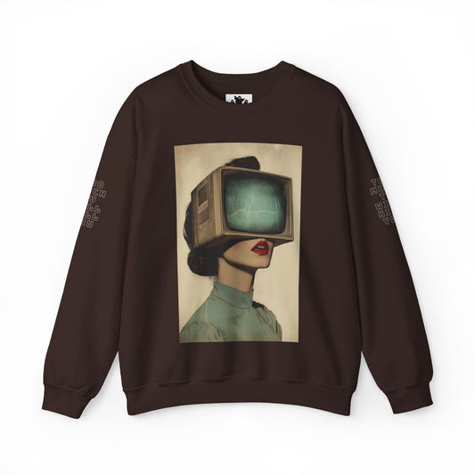 Too Much TV Will Kill You - Unisex Heavy Blend Crewneck Sweatshirt Series No3