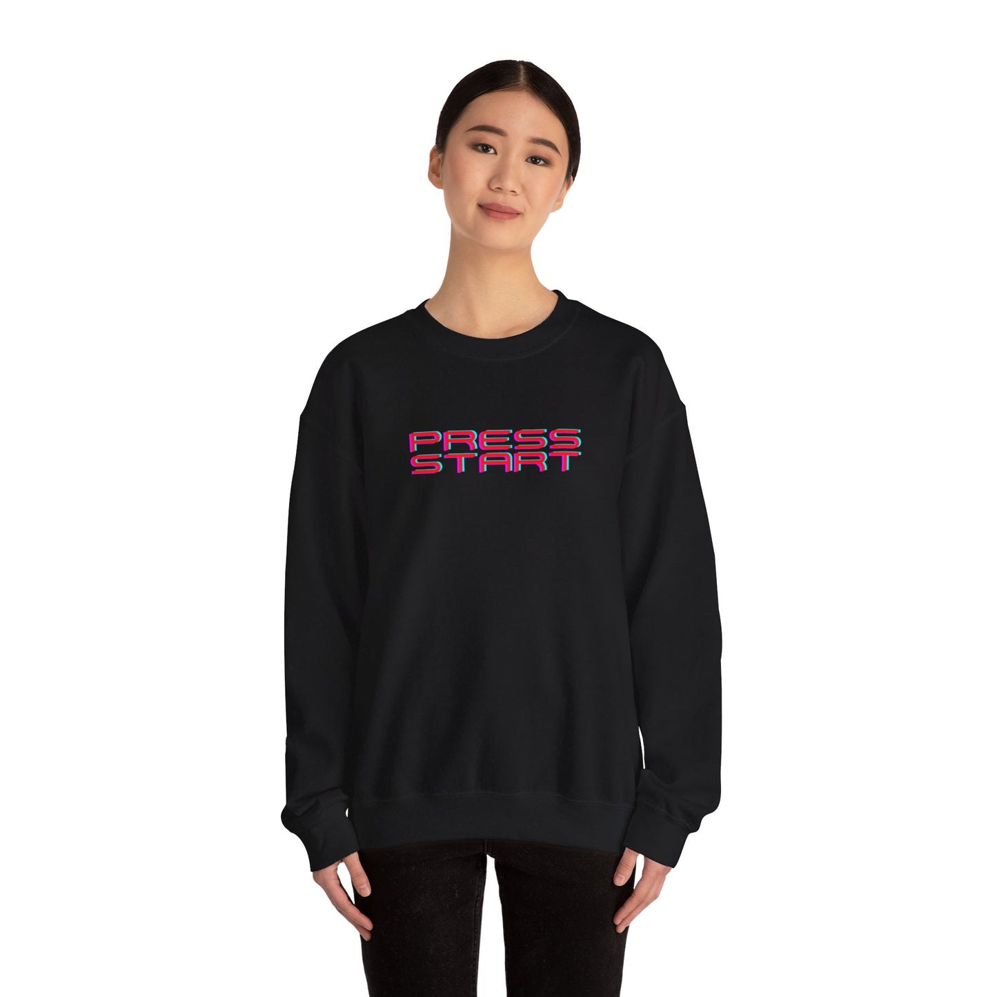 "Whigho Arcade" series - PRESS START - Unisex Heavy Blend Crewneck Sweatshirt