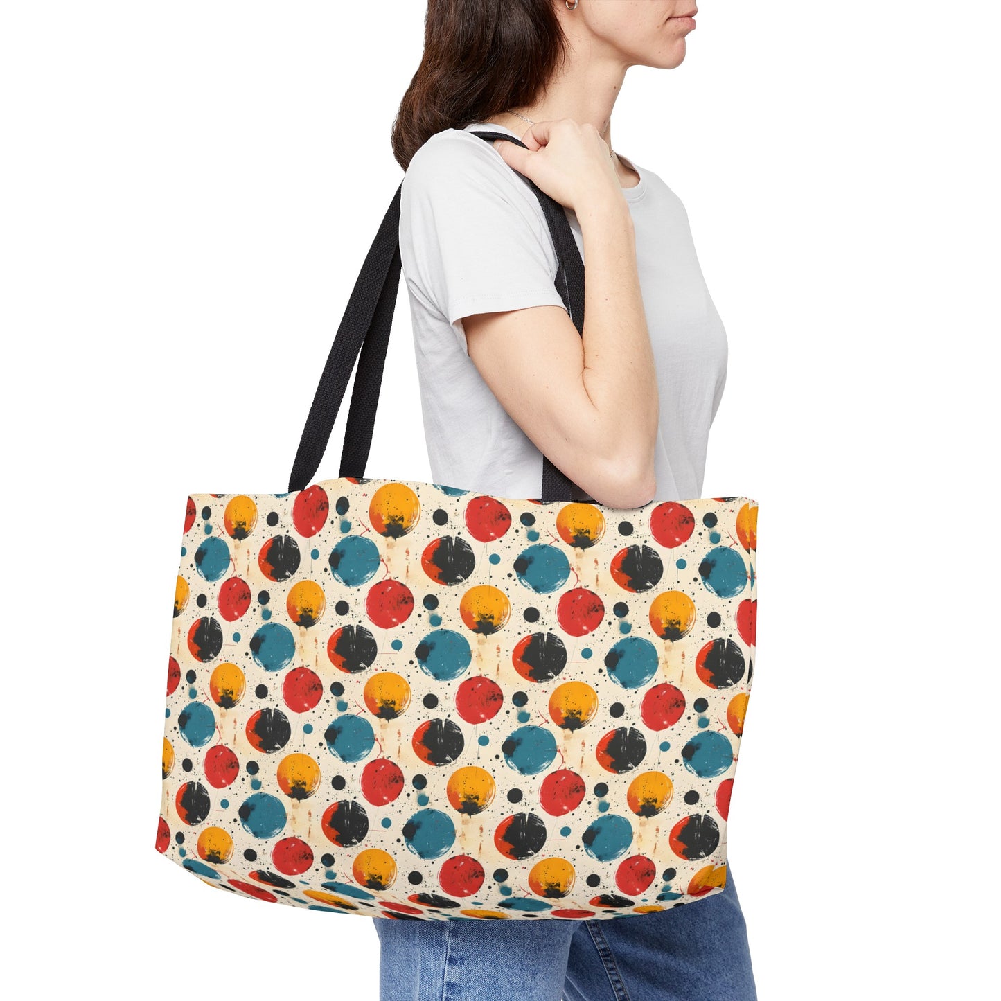 "Dot Bag" series - Weekender Tote Bag no1