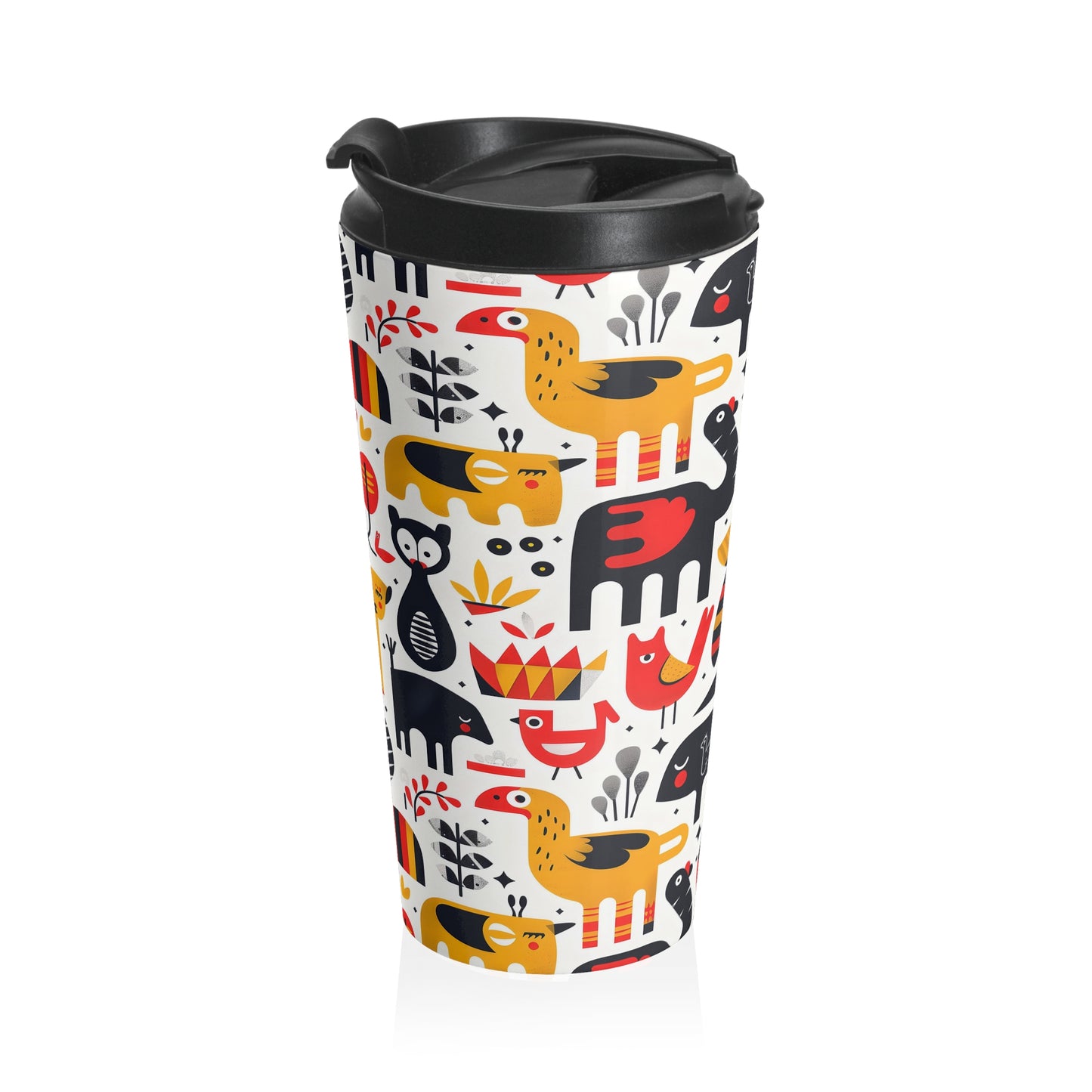 Freaky Fauna - Stainless Steel Travel Mug No3