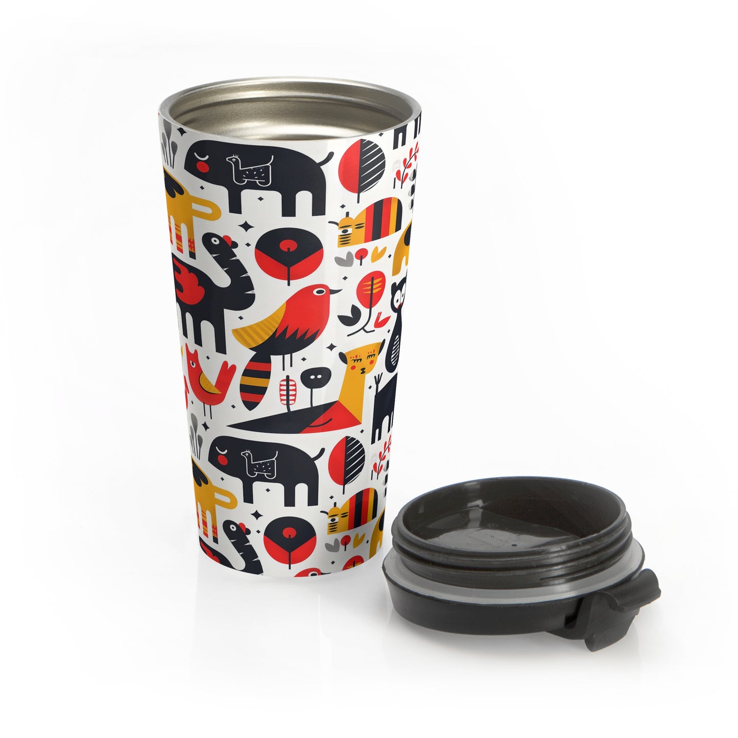 Freaky Fauna - Stainless Steel Travel Mug No3