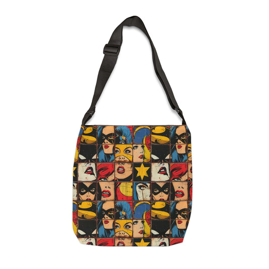 "Comic Burst" series - Adjustable Tote Bag No4