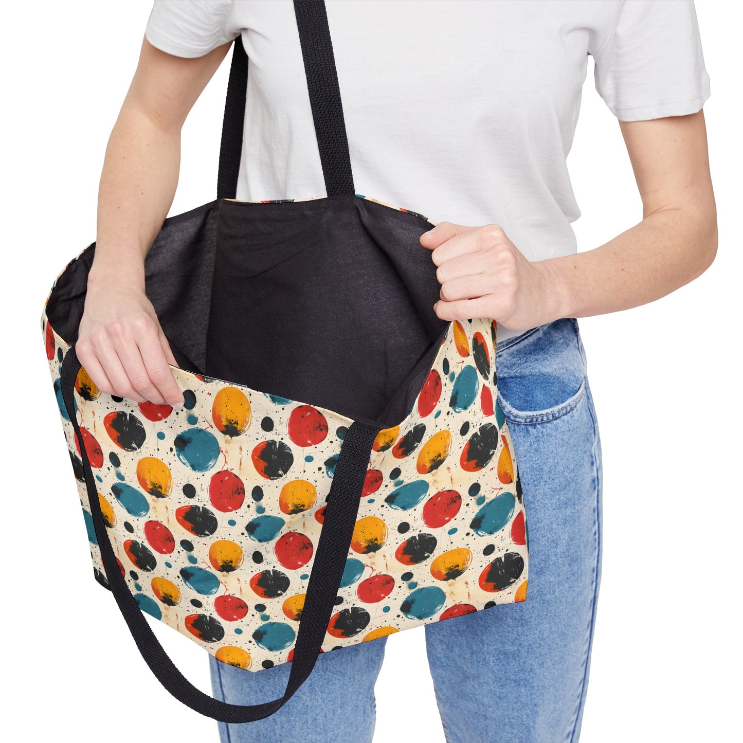 "Dot Bag" series - Weekender Tote Bag no1