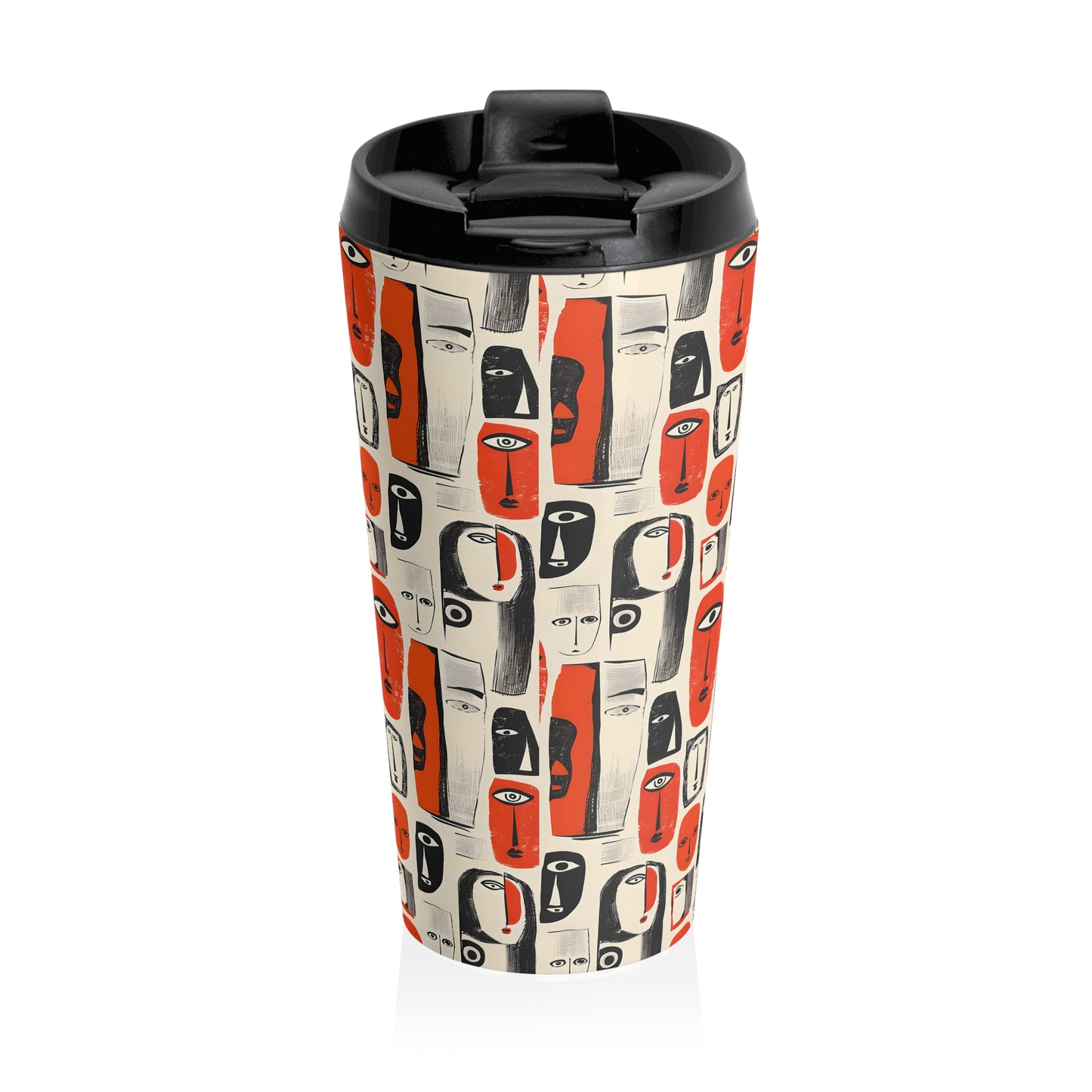 Straight Face - Stainless Steel Travel Mug