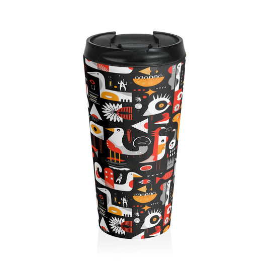 Freaky Fauna - Stainless Steel Travel Mug No2