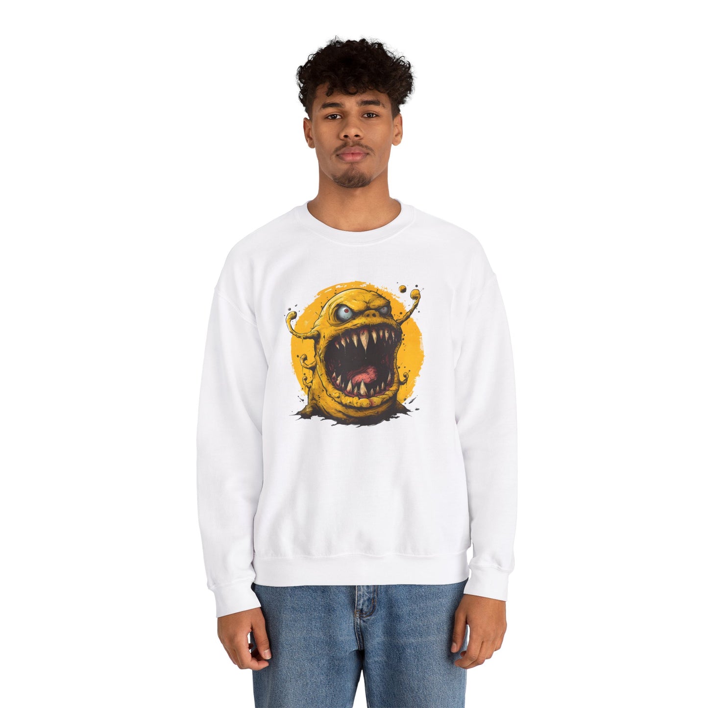 Mr. Yellow - Unisex Heavy Blend Crewneck Sweatshirt