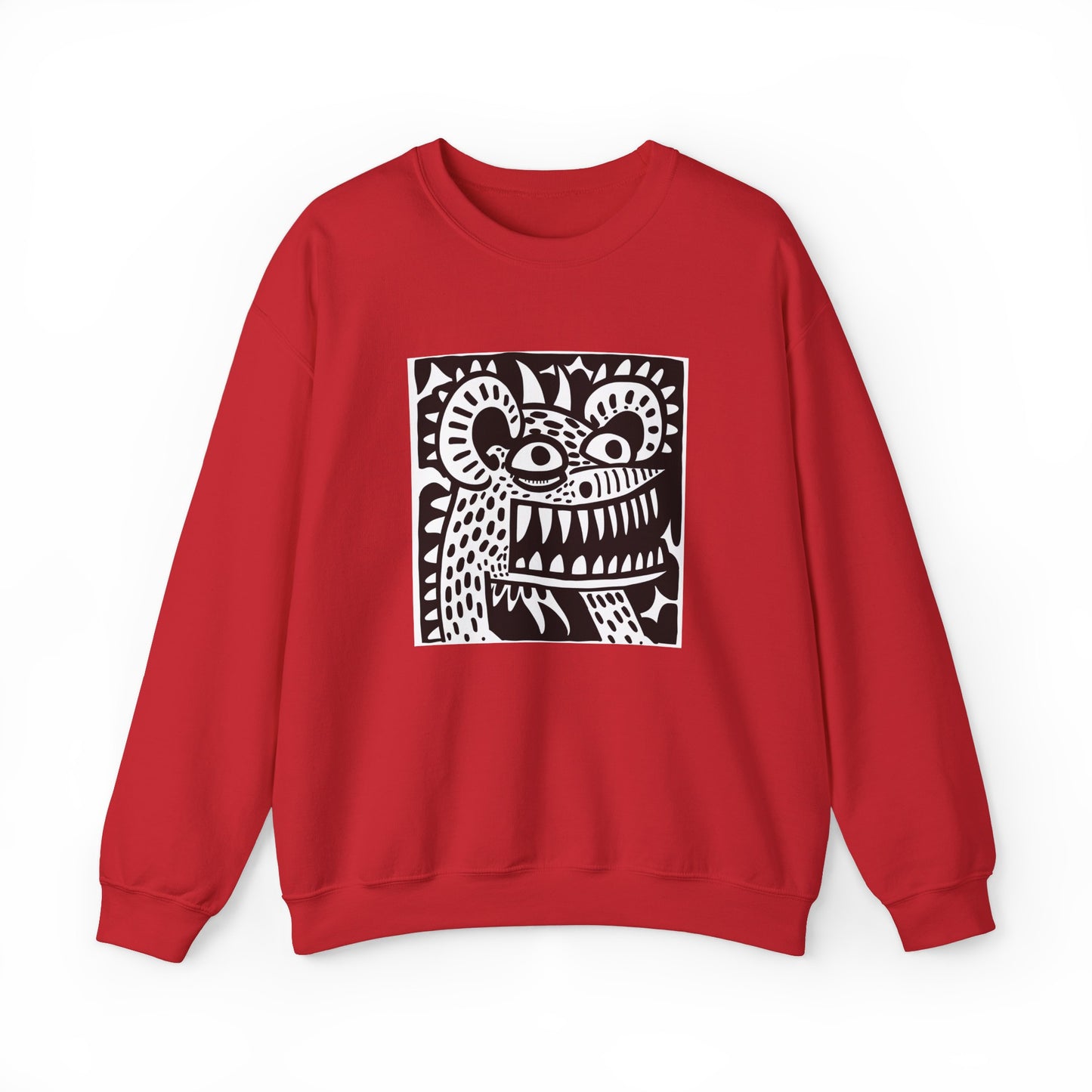 "Monsterpiece" series - Unisex Heavy Blend Crewneck Sweatshirt No3